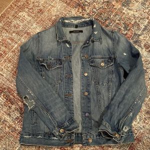 J Brand Distressed Denim jacket